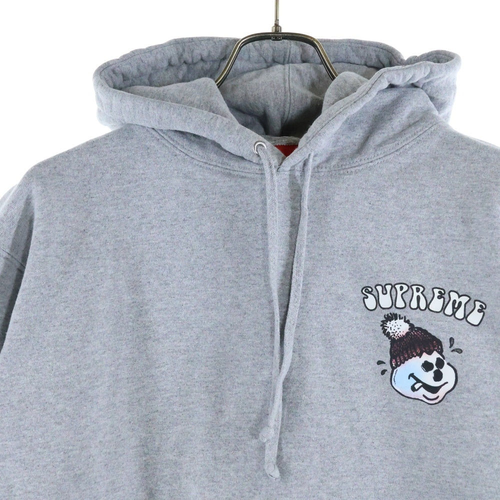 SUPREME(シュプリーム) 21AW Snowman Hooded Sweatshirt スノーマン フーデッドスウェットシャツ プルオーバーパーカー グレー