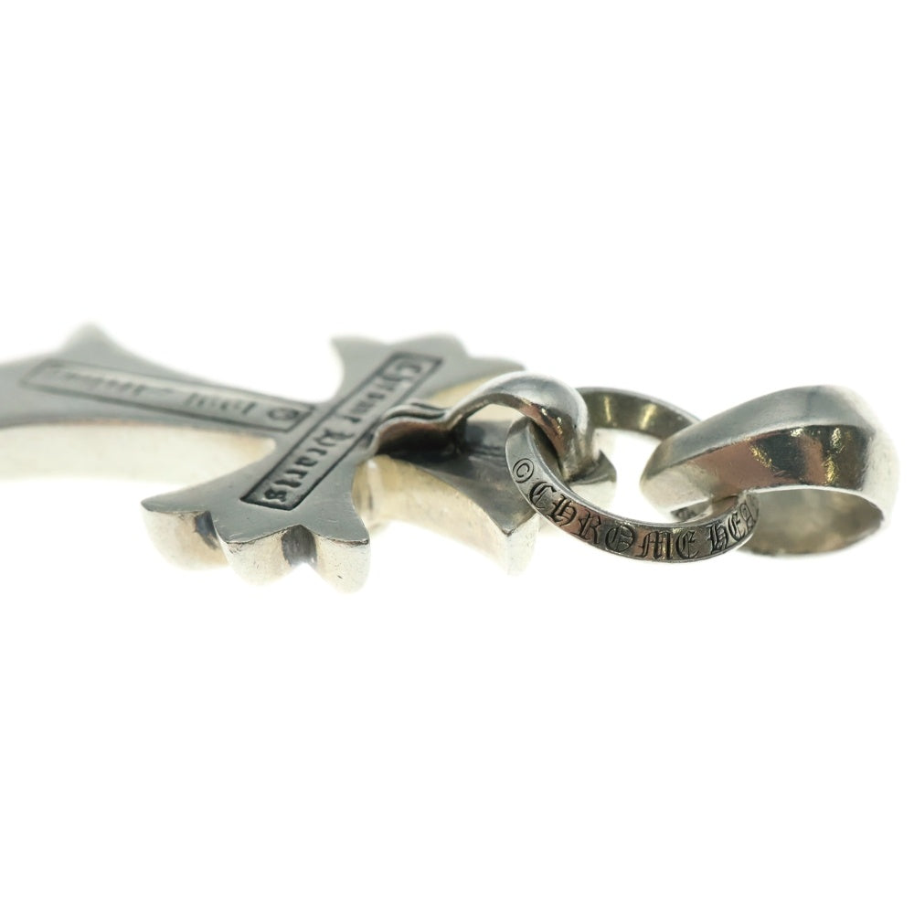 CHROME HEARTS(クロムハーツ) CH CRS SML W/BALE Wベイル スモールCHクロス ペンダントトップ シルバー BCA218