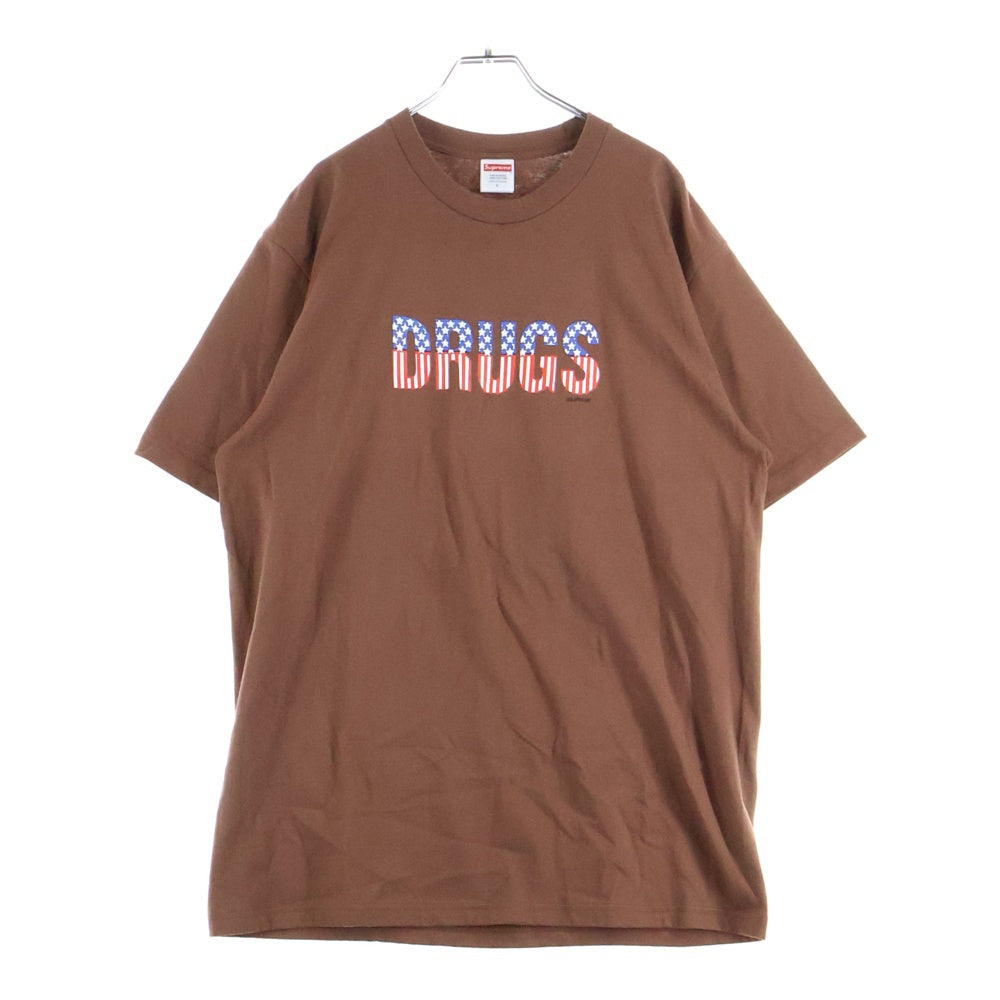 SUPREME(シュプリーム) 24AW Drugs Tee ドラッグスTシャツ 半袖カットソー ブラウン