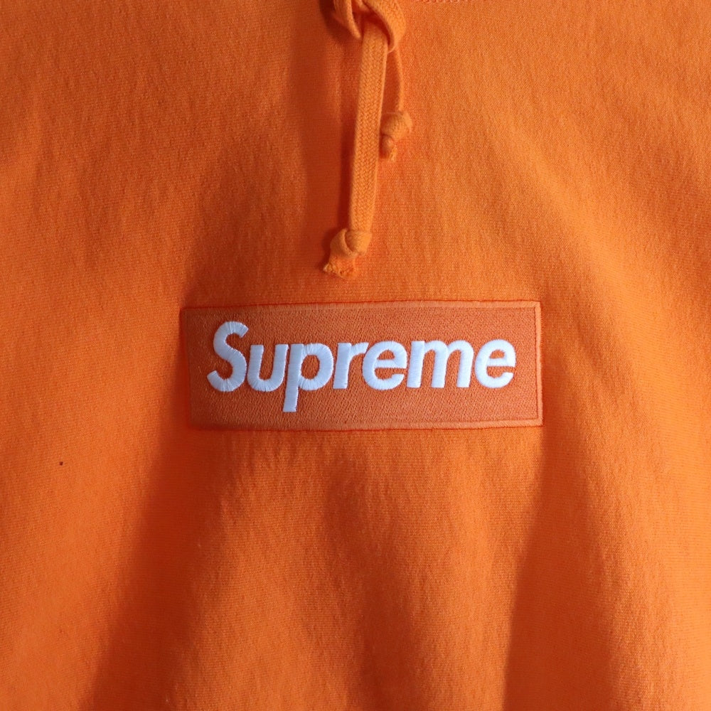 SUPREME(シュプリーム) 24AW Box Logo Hooded Sweatshirt ボックスロゴ プルオーバースウェットパーカー フーディ オレンジ