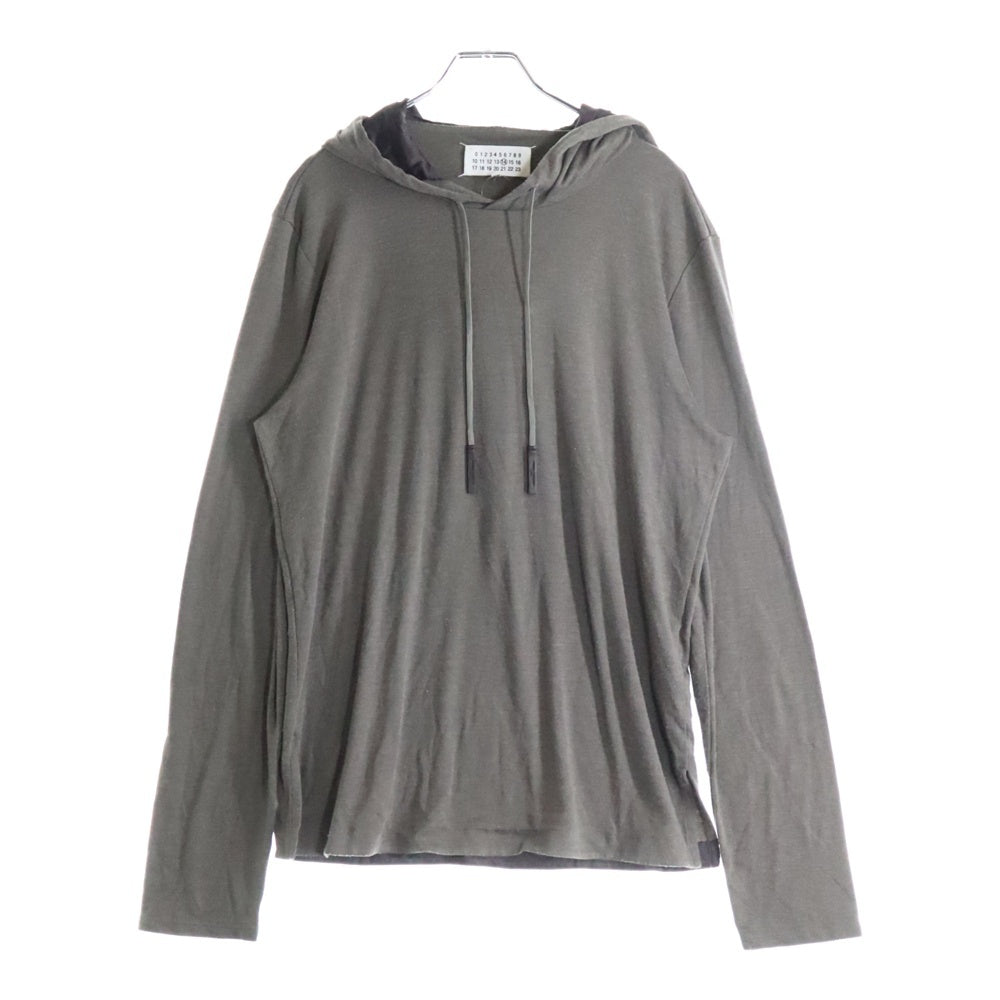 Maison Margiela 14(メゾンマルジェラ) PULLOVER FOODIE プルオーバーパーカー レーヨン カーキ S30GC0548