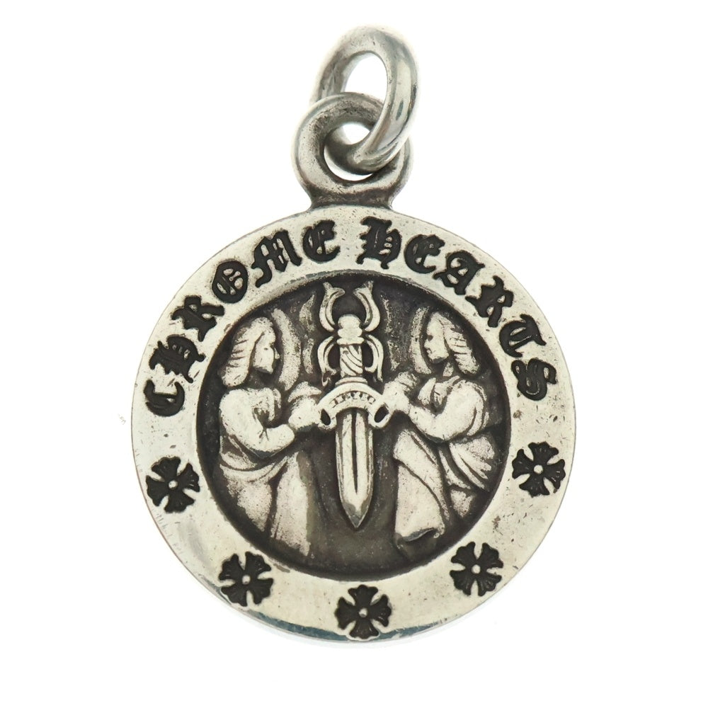 CHROME HEARTS(クロムハーツ) CHRM ANGL MDL V2 エンジェルメダルチャーム ペンダントトップ シルバーBCA229