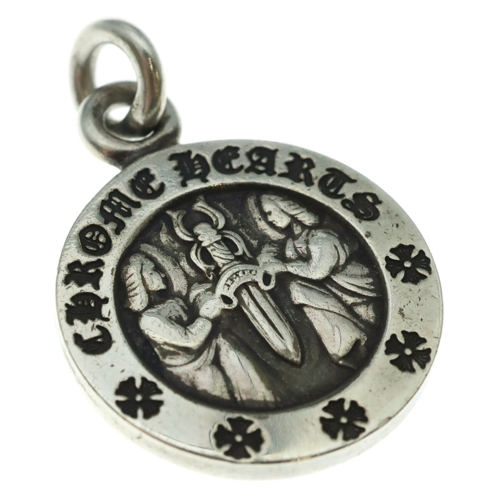 CHROME HEARTS(クロムハーツ) CHRM ANGL MDL V2 エンジェルメダルチャーム ペンダントトップ シルバーBCA229