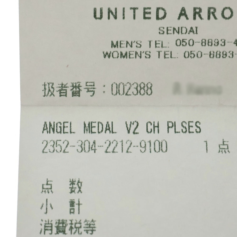 CHROME HEARTS(クロムハーツ) CHRM ANGL MDL V2 エンジェルメダルチャーム ペンダントトップ シルバーBCA229