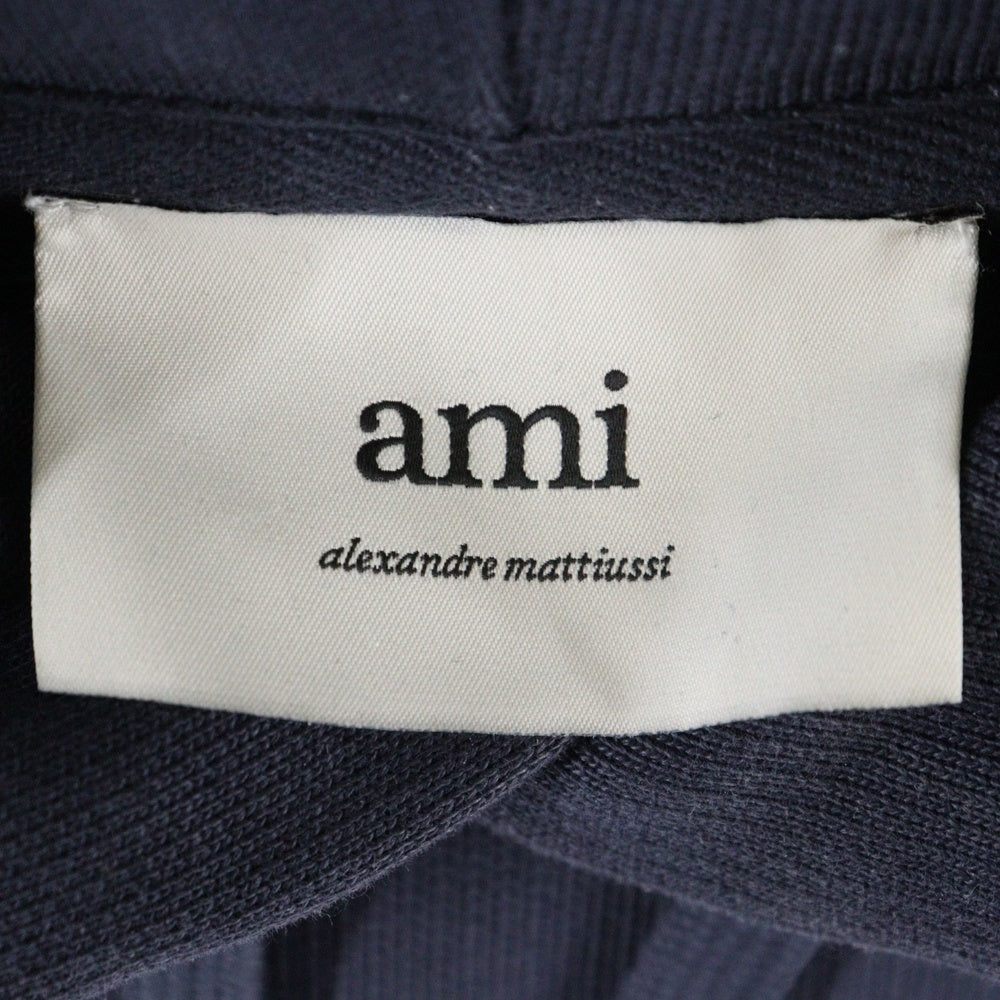 AMI Alexandre Mattiussi(アミアレクサンドルマテュッシ) AMI PARIS アミパリス メンズプルオーバーパーカー USW275.747 ネイビー