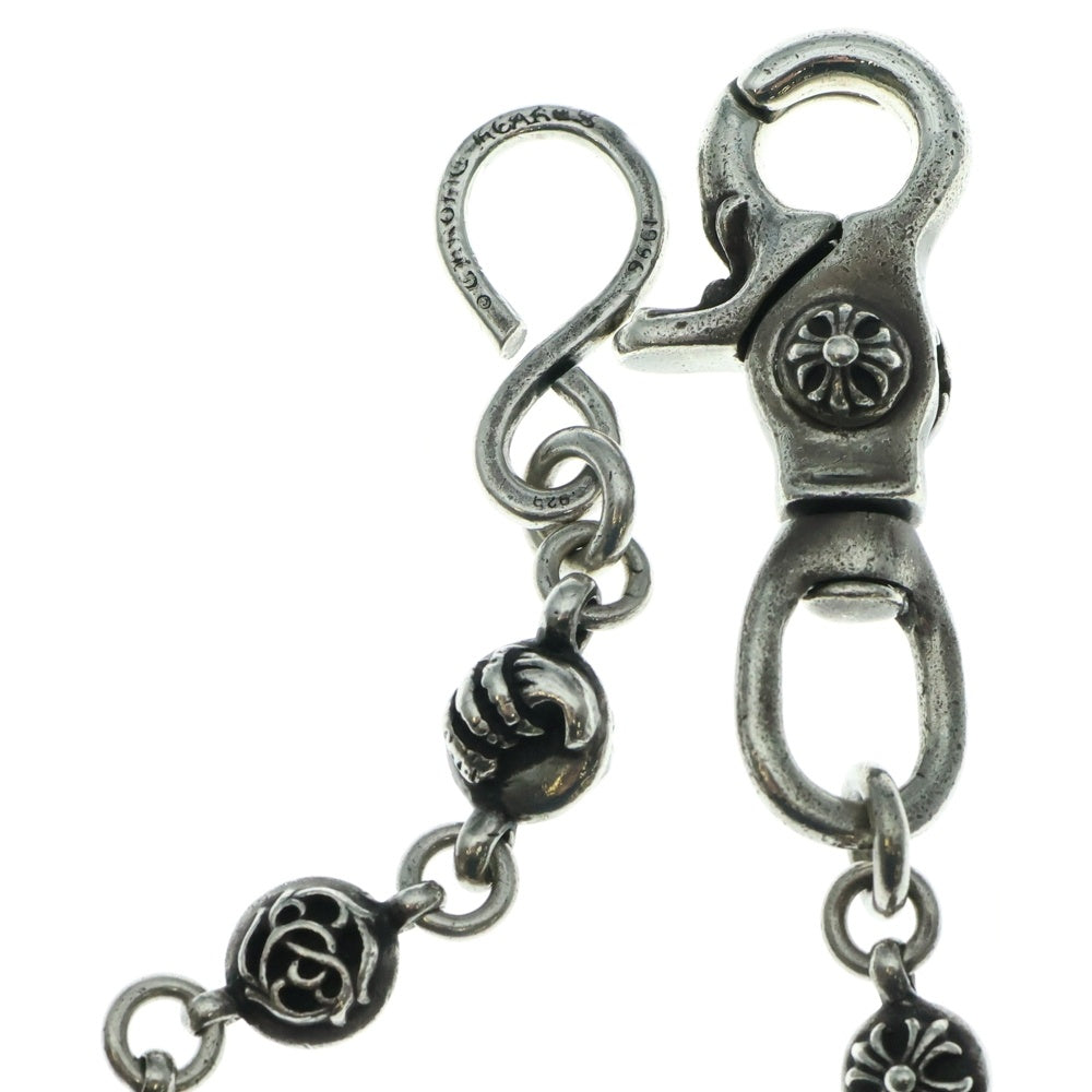 CHROME HEARTS(クロムハーツ) 2MULTIBALL LONG-T 1クリップロング #2マルチボール シルバーウォレットチェーン