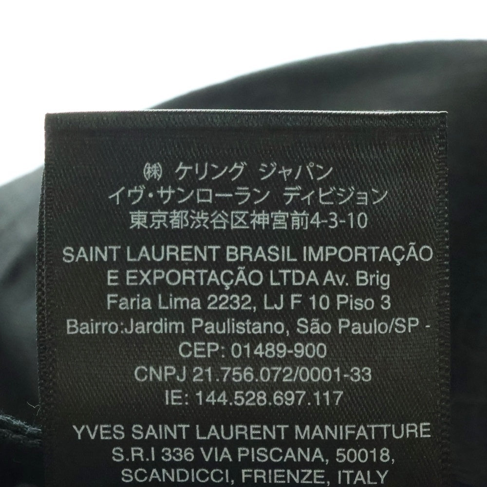 SAINT LAURENT PARIS(サンローランパリ) ×NEW ERA 9FORTY YSL 687687YCL361000 モノグラム キャップ YSLロゴ 帽子 ブラック