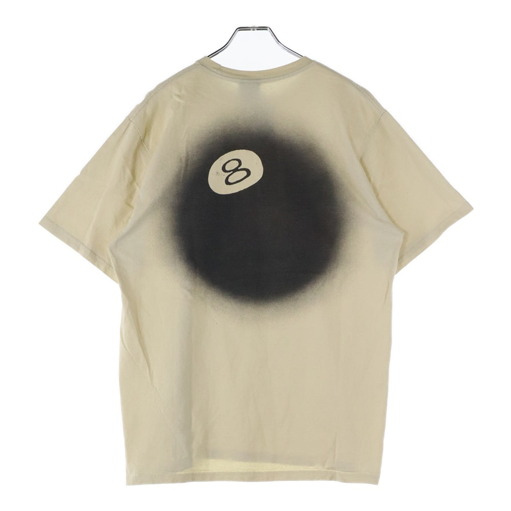 STUSSY(ステューシー) 8BALL FADE TEE 8ボール フェード 半袖Tシャツ カットソー ベージュ