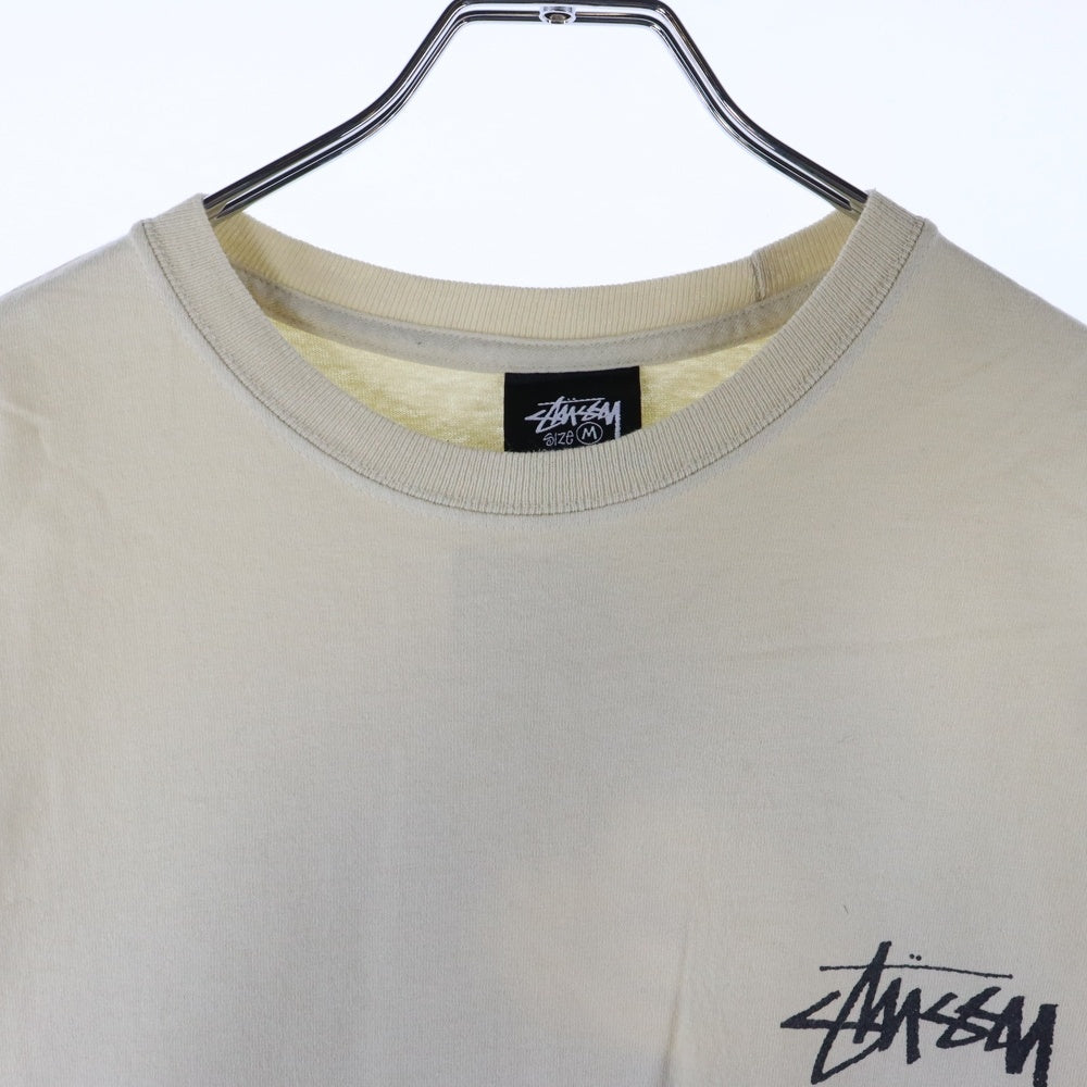 STUSSY(ステューシー) 8BALL FADE TEE 8ボール フェード 半袖Tシャツ カットソー ベージュ