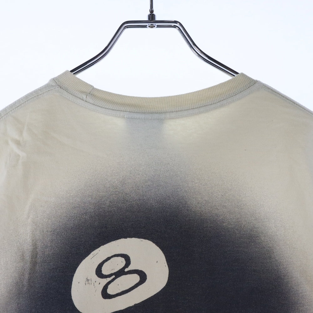 STUSSY(ステューシー) 8BALL FADE TEE 8ボール フェード 半袖Tシャツ カットソー ベージュ
