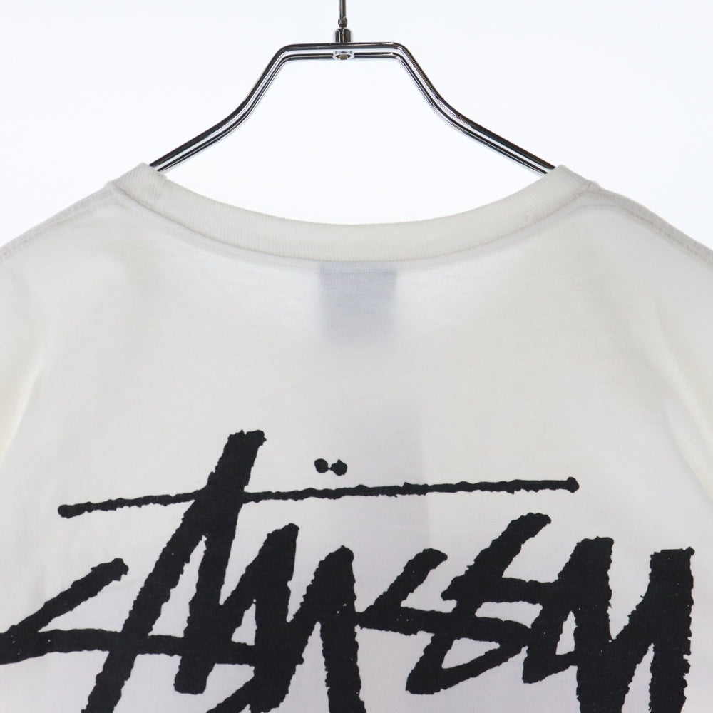 STUSSY(ステューシー) × Gang Starr Take It Personal Tee ギャングスター テイクイットパーソナル 半袖Tシャツ カットソー ホワイト