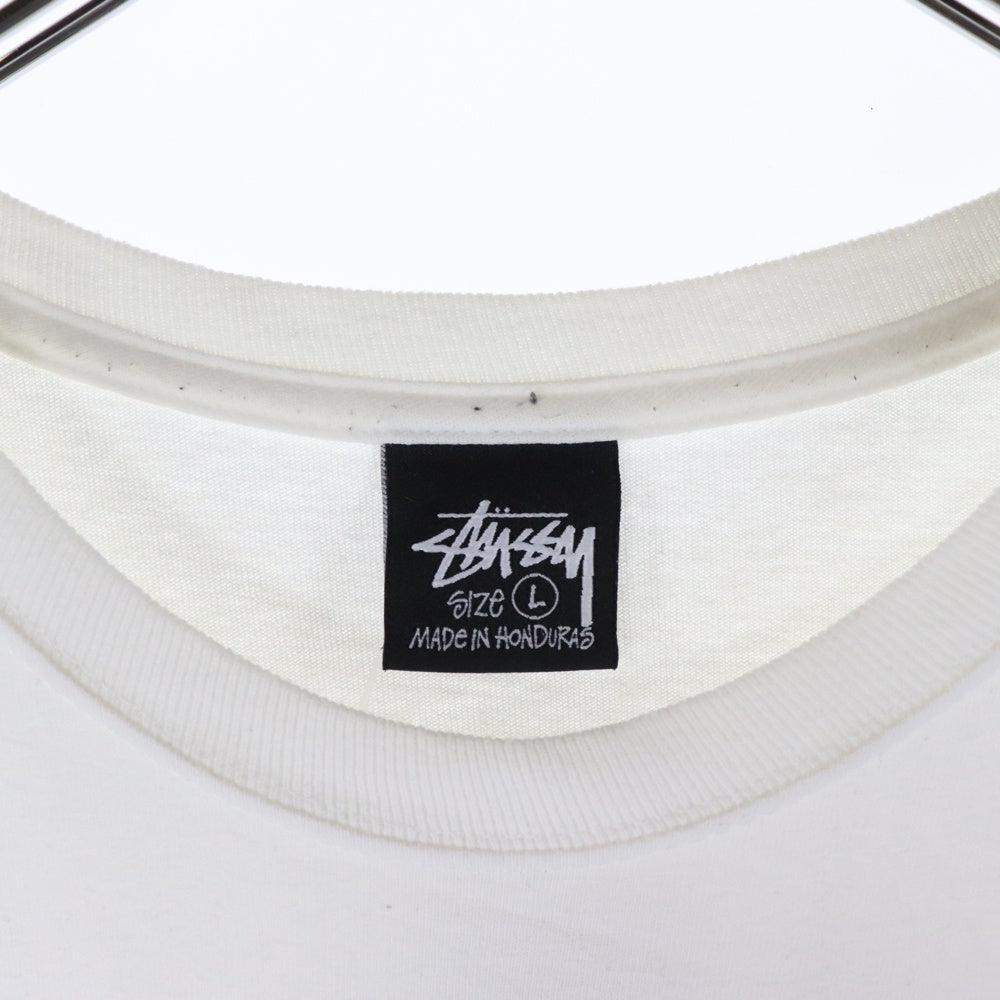 STUSSY(ステューシー) × Gang Starr Take It Personal Tee ギャングスター テイクイットパーソナル 半袖Tシャツ カットソー ホワイト