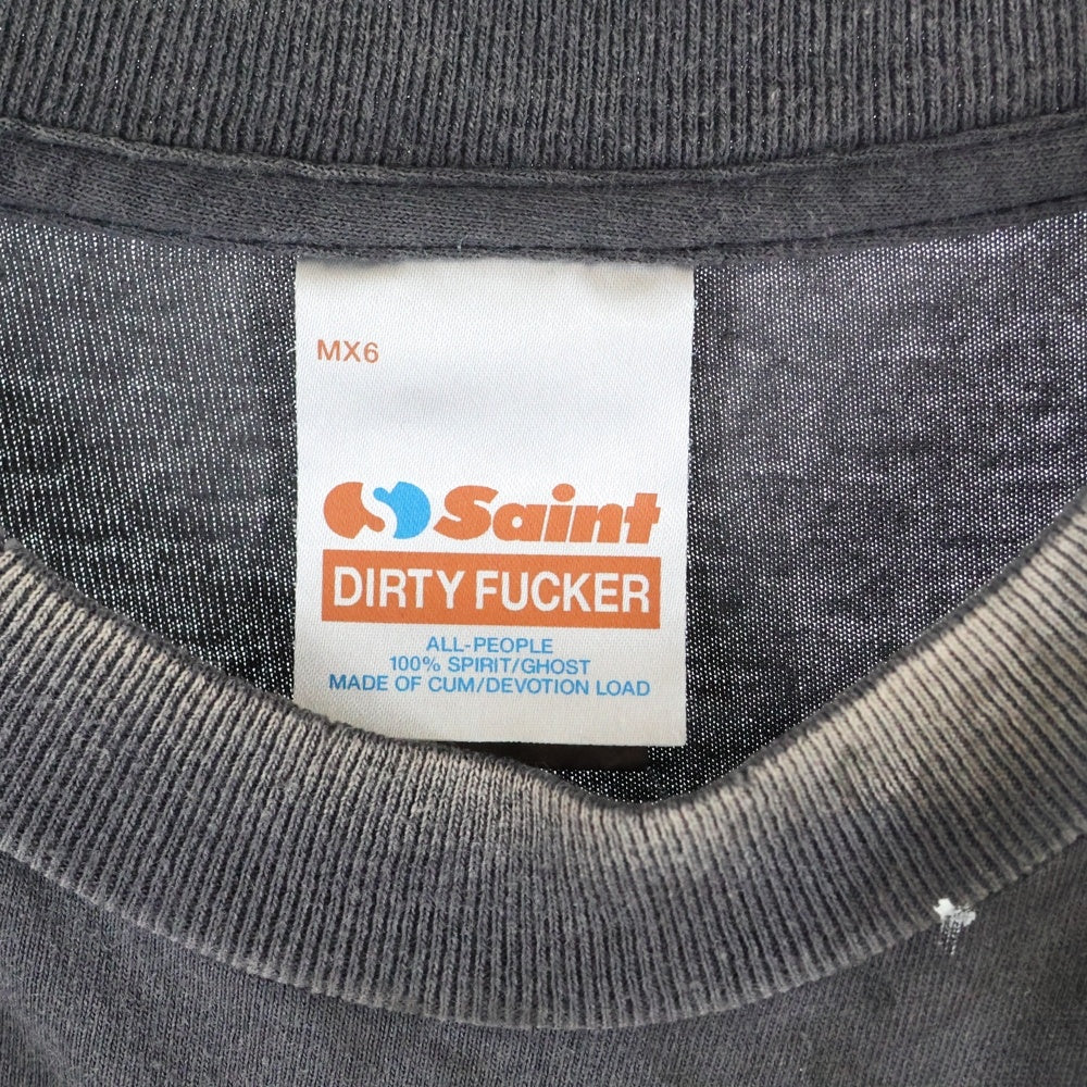 Saint Michael ジョーカープリントTシャツヴィンテージウォッシュ L