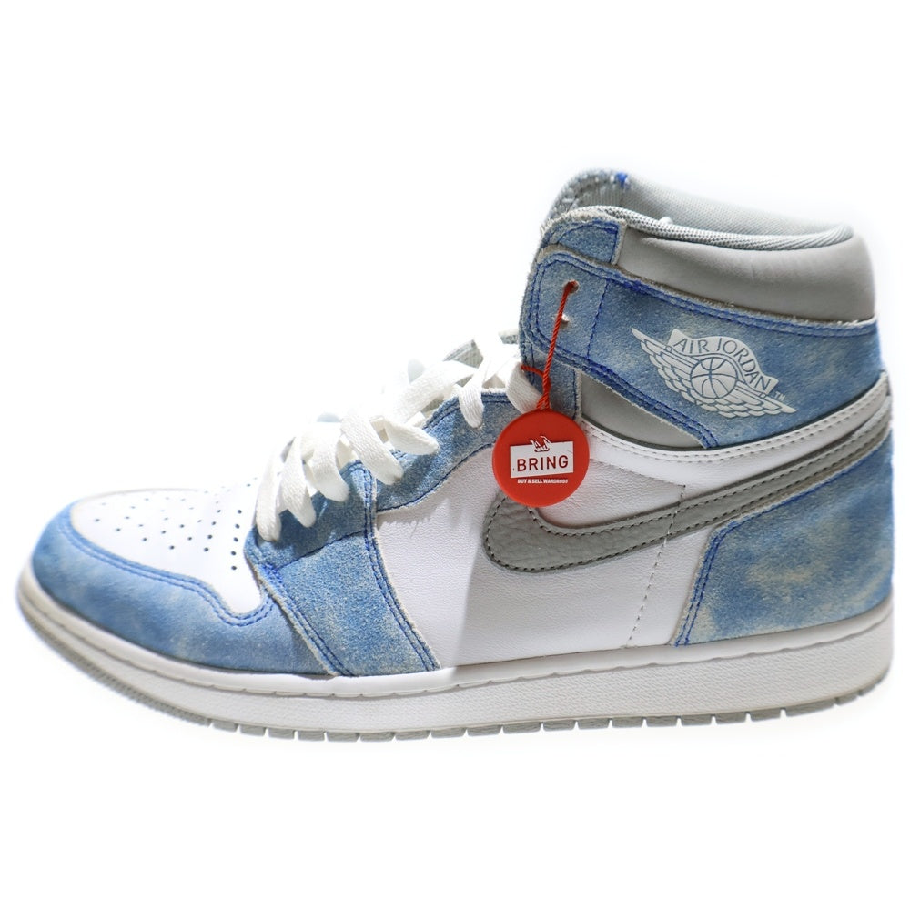 NIKE(ナイキ) AIR JORDAN 1 Hyper Royal 555088-402 エアジョーダン 1 ハイパーロイヤル ハイカットスニーカー ホワイト/ブルー US10.5/28.5cm