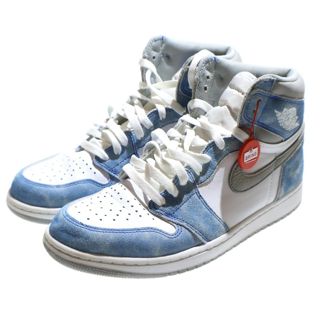 NIKE(ナイキ) AIR JORDAN 1 Hyper Royal 555088-402 エアジョーダン 1 ハイパーロイヤル ハイカットスニーカー ホワイト/ブルー US10.5/28.5cm