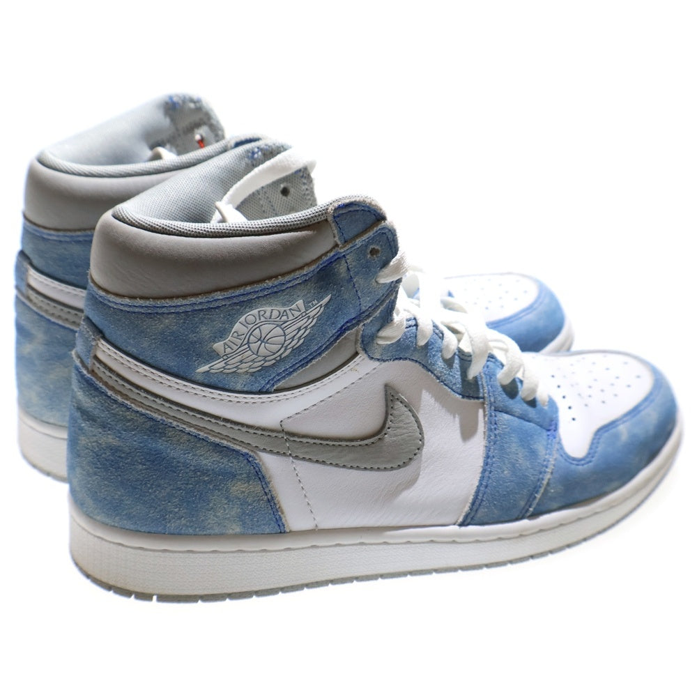 NIKE(ナイキ) AIR JORDAN 1 Hyper Royal 555088-402 エアジョーダン 1 ハイパーロイヤル ハイカットスニーカー ホワイト/ブルー US10.5/28.5cm