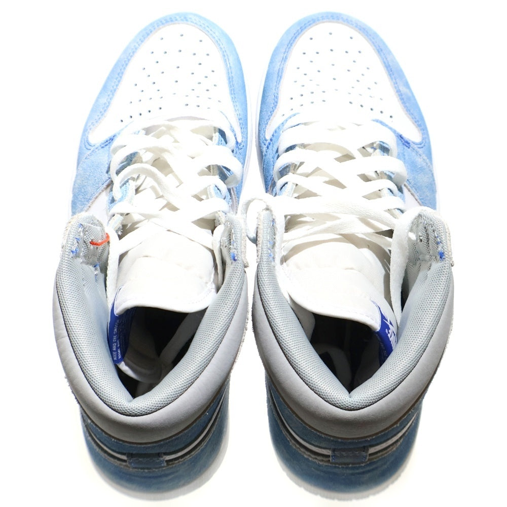 NIKE(ナイキ) AIR JORDAN 1 Hyper Royal 555088-402 エアジョーダン 1 ハイパーロイヤル ハイカットスニーカー ホワイト/ブルー US10.5/28.5cm