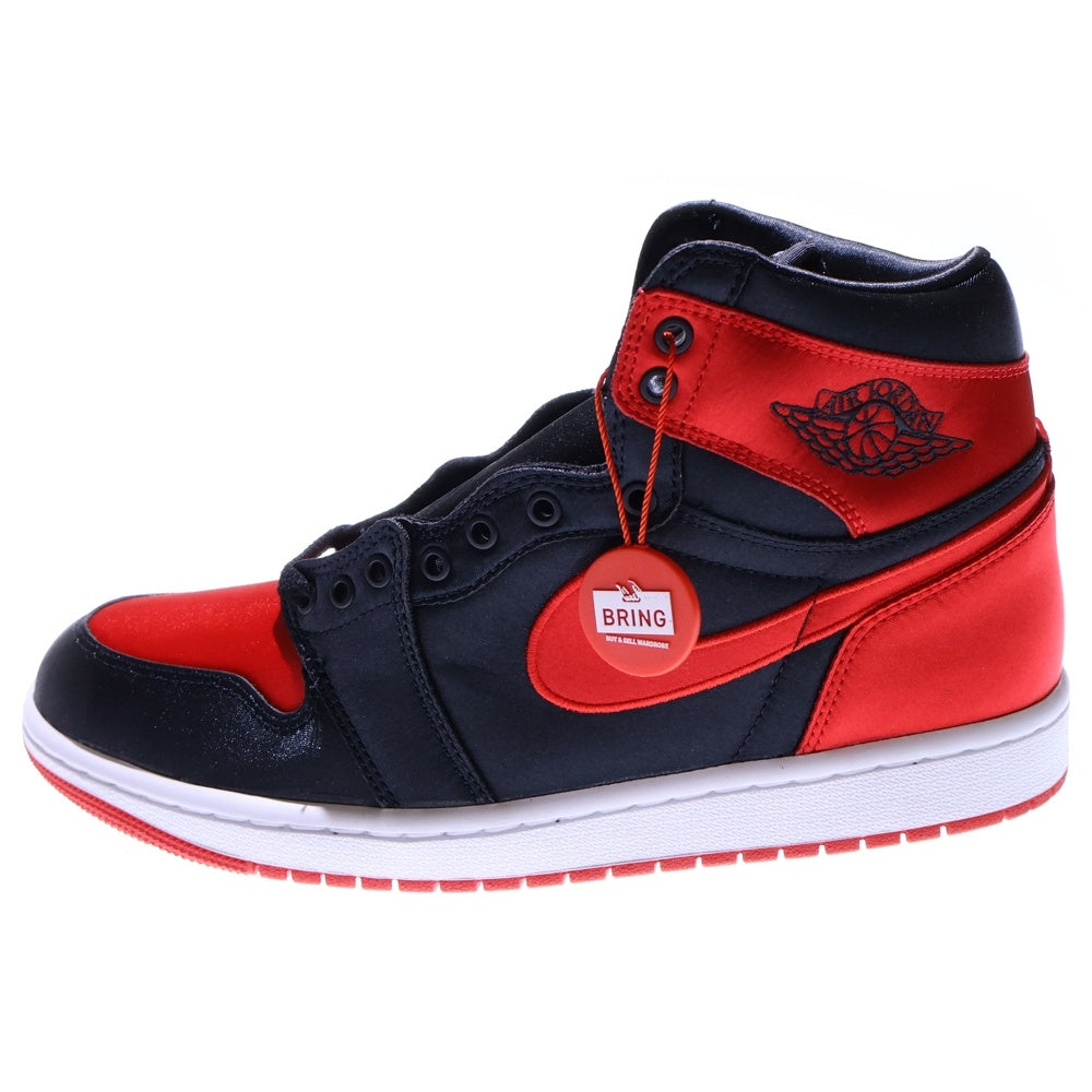NIKE(ナイキ) WMNS AIR JORDAN 1 RETRO HIGH OG ウィメンズ エアジョーダン1 レトロ FD4810-061 ハイカットスニーカー ブラック/レッド US9.5/26.5cm