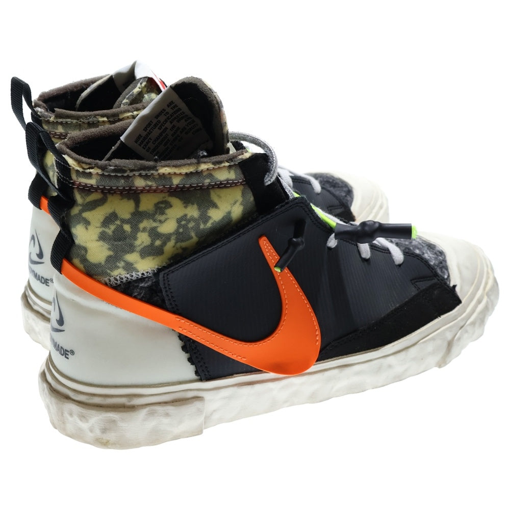 NIKE(ナイキ) ×READYMADE BLAZER MID レディメイド ブレーザー ミッドカットスニーカー ブラック US8.5/26.5cm CZ3589-001