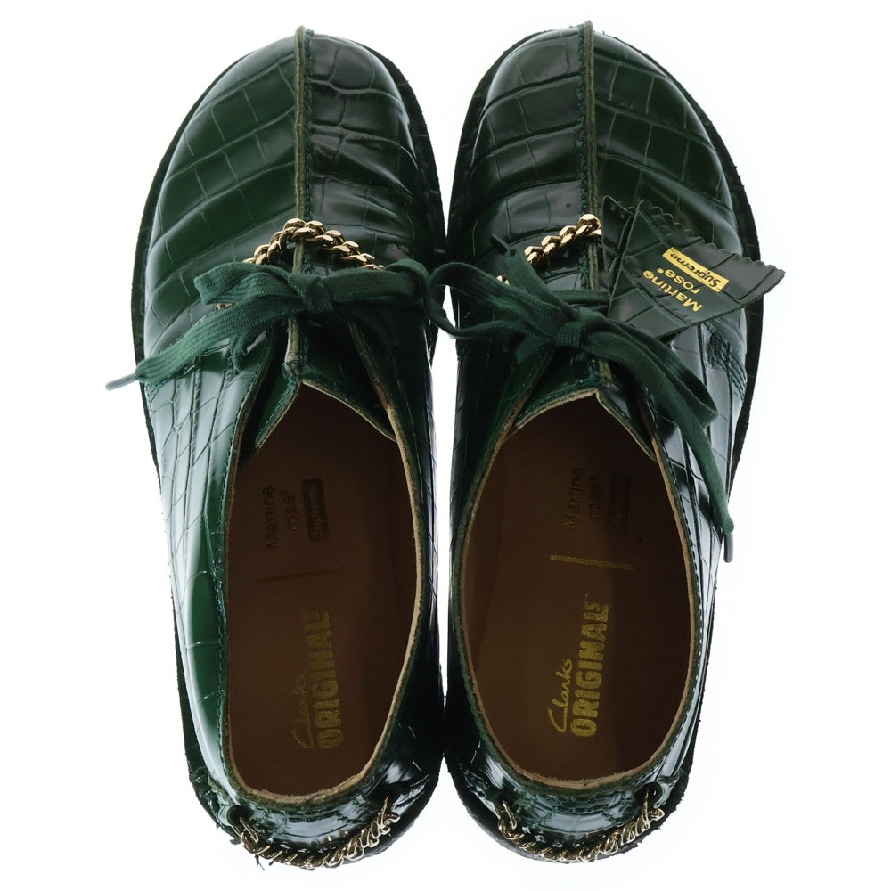 SUPREME(シュプリーム) 24AW ×Martine Rose ×Clarks Desert Trek マーティンローズ クラークス デザート トレック レザー シューズ グリーン