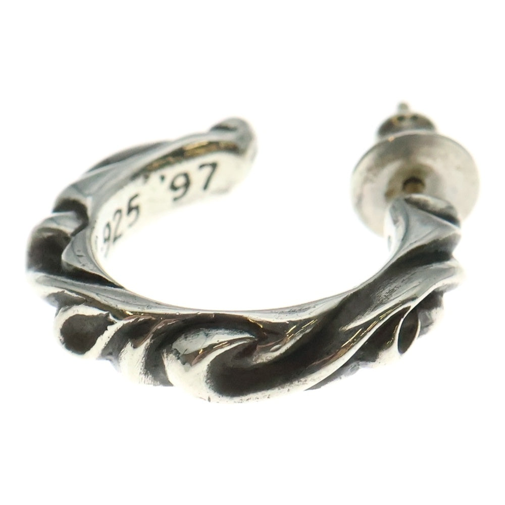 CHROME HEARTS(クロムハーツ) HOOP SCROOL スクロール フープピアス シルバー BCA102