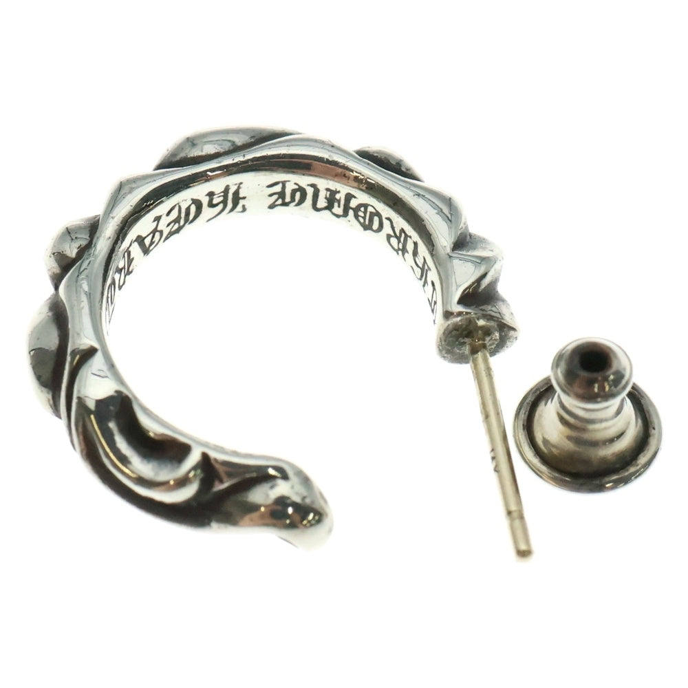 CHROME HEARTS(クロムハーツ) HOOP SCROOL スクロール フープピアス シルバー BCA102
