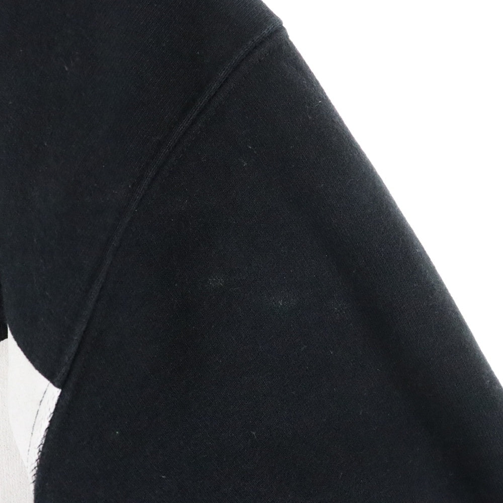 SUPREME(シュプリーム) 15AW SUP HALF ZIP PULLOVER ビックロゴ ハーフジップ プルオーバー ブラック