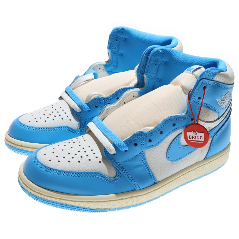 NIKE(ナイキ) AIR JORDAN 1 RETRO HIGH OG UNC REIMAGINED DZ5485-402 エアジョーダン1 レトロ リイマジンド ハイカットスニーカー ホワイト/ブルー US9.5/27.5cm