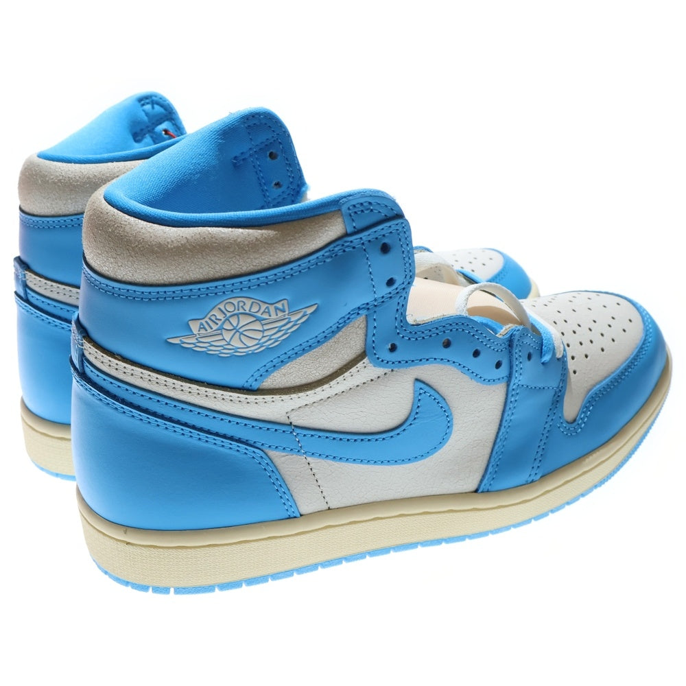 NIKE(ナイキ) AIR JORDAN 1 RETRO HIGH OG UNC REIMAGINED DZ5485-402 エアジョーダン1 レトロ リイマジンド ハイカットスニーカー ホワイト/ブルー US9.5/27.5cm