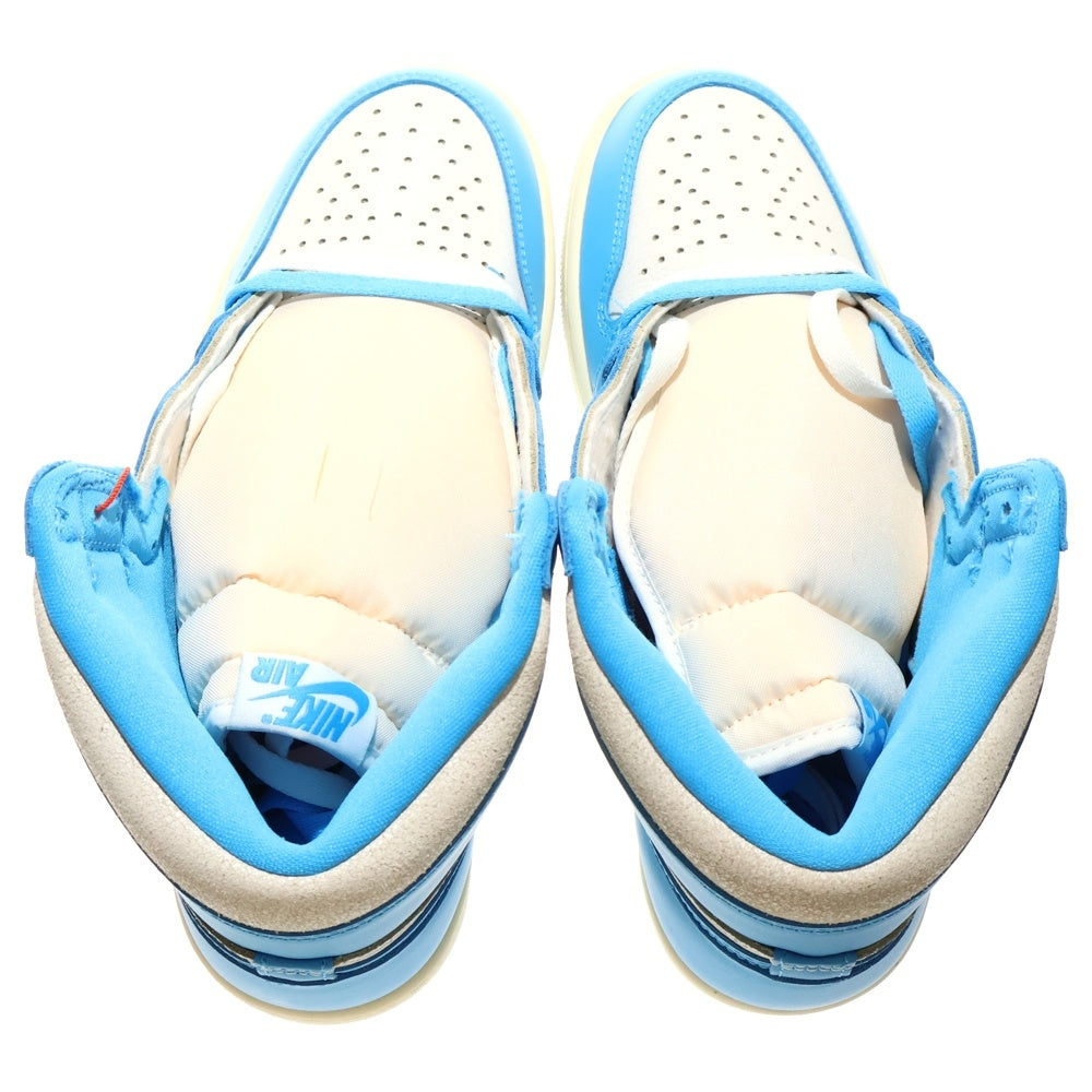 NIKE(ナイキ) AIR JORDAN 1 RETRO HIGH OG UNC REIMAGINED DZ5485-402 エアジョーダン1 レトロ リイマジンド ハイカットスニーカー ホワイト/ブルー US9.5/27.5cm