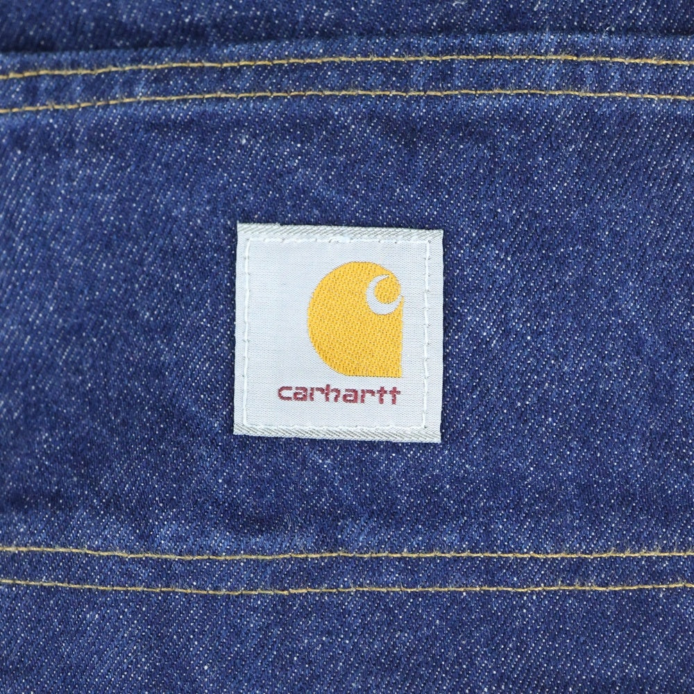 CARHARTT(カーハート) DOUBLE FRONT DENIM WORK PANT ダブルニー ボタン デニムワークパンツ インディゴ B07DNM