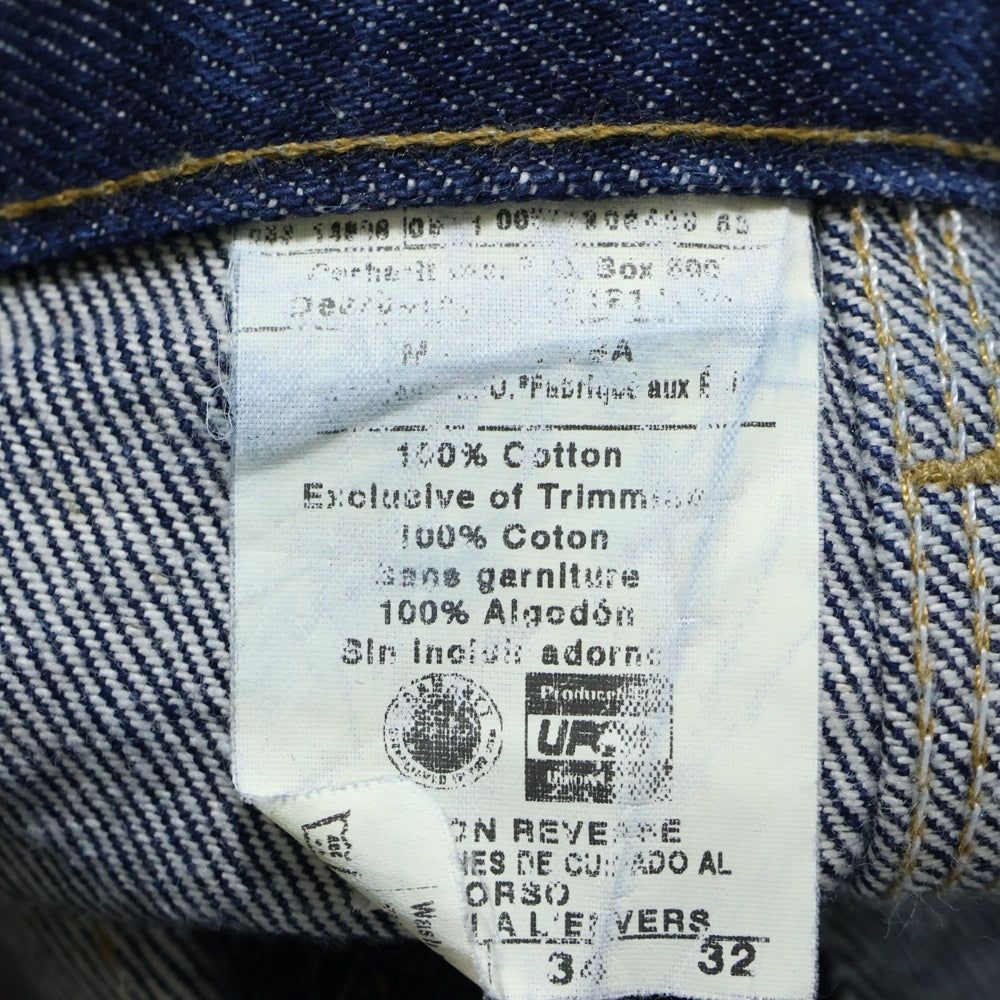 CARHARTT(カーハート) DOUBLE FRONT DENIM WORK PANT ダブルニー ボタン デニムワークパンツ インディゴ B07DNM