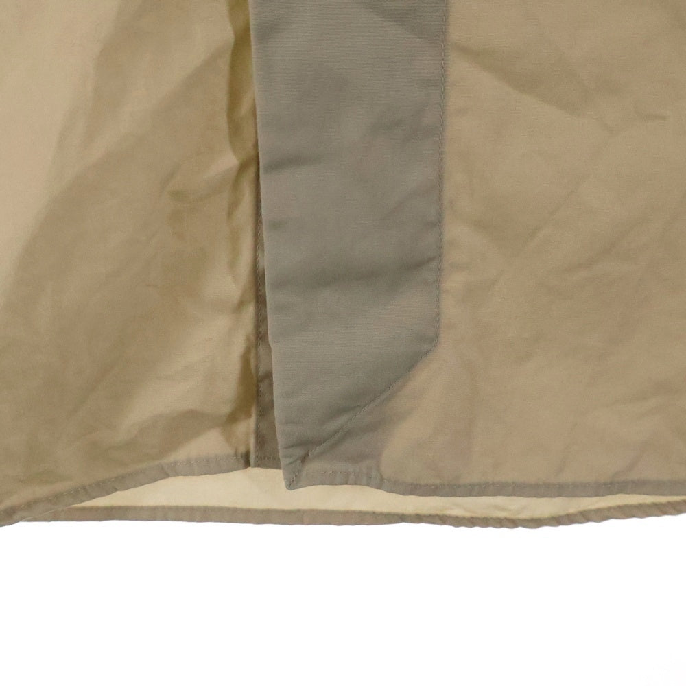 TOMORROWLAND PILGRIM(トゥモローランド ピルグリム) スーピマコットンブロード ワイドスプレッドカラー長袖シャツ ベージュ 61-01-31-01401