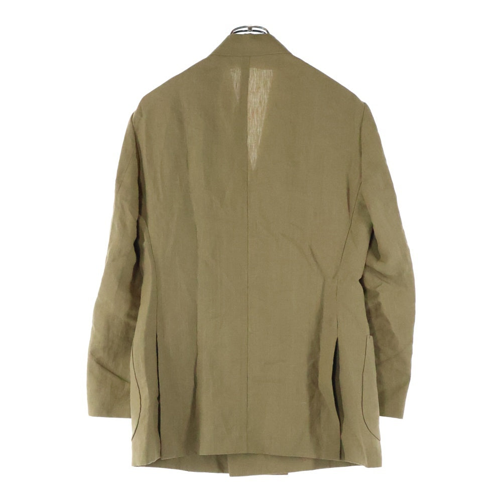 TOMORROWLAND PILGRIM(トゥモローランド ピルグリム) リネントロピカル ダブルブレステッド4Bスーツ セットアップ ベージュ 61-07-32-07003