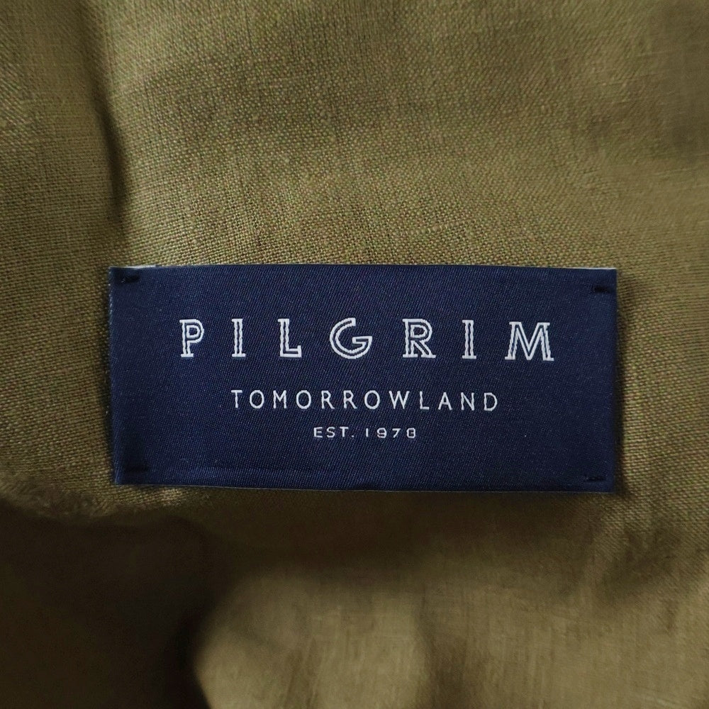 TOMORROWLAND PILGRIM(トゥモローランド ピルグリム) リネントロピカル ダブルブレステッド4Bスーツ セットアップ ベージュ 61-07-32-07003