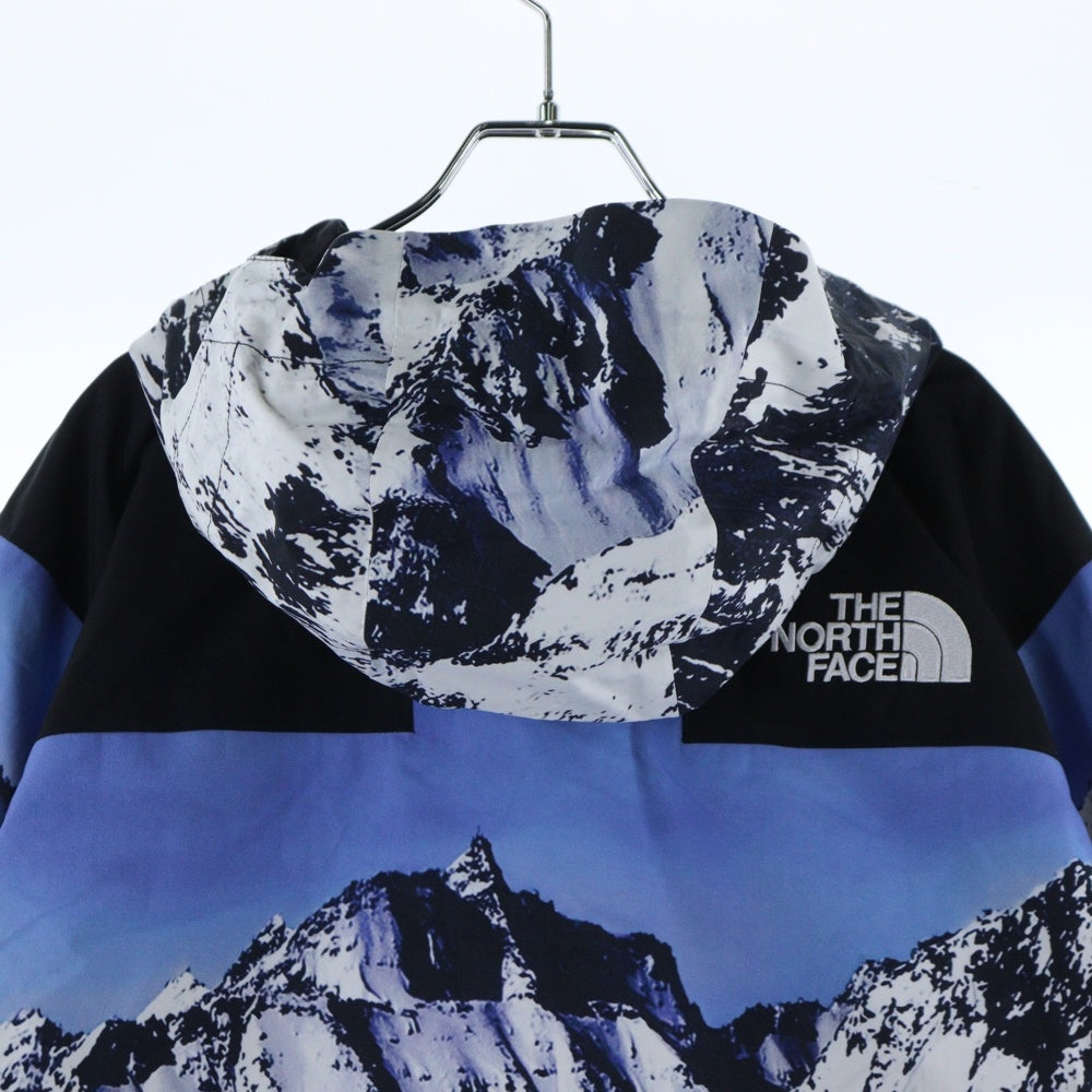 SUPREME(シュプリーム) 17AW ×THE NORTH FACE Mountain Parka ザノースフェイス 雪山 マウンテンパーカー ナイロンジャケット ブルー/ブラック NP61701I