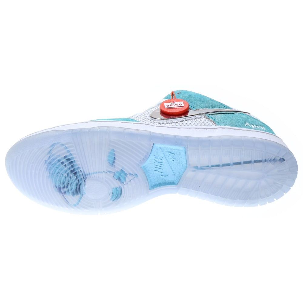 NIKE SB(ナイキエスビー) DUNK LOW PRO QS APRIL SKATEBOARDS FD2562-400 ダンク エイプリル スケートボード ローカットスニーカー ホワイト/ブルー US8.5/26.5cm