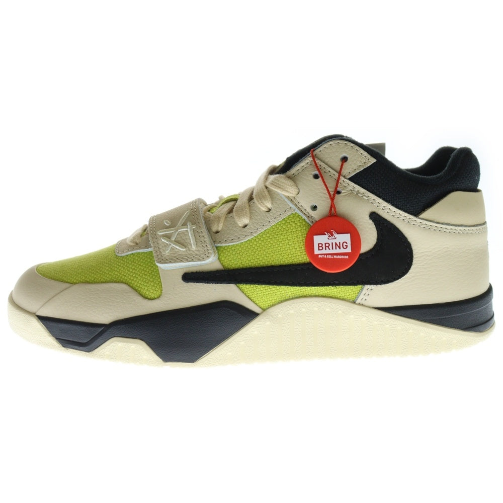 NIKE(ナイキ) ×TRAVISSCOTT JORDAN JUMPMAN JACK CJ1 T-Rexx Bright Cactus ジョーダン ジャンプマンジャック ブライトカクタス ローカットスニーカー US9/27cm FZ8117-102
