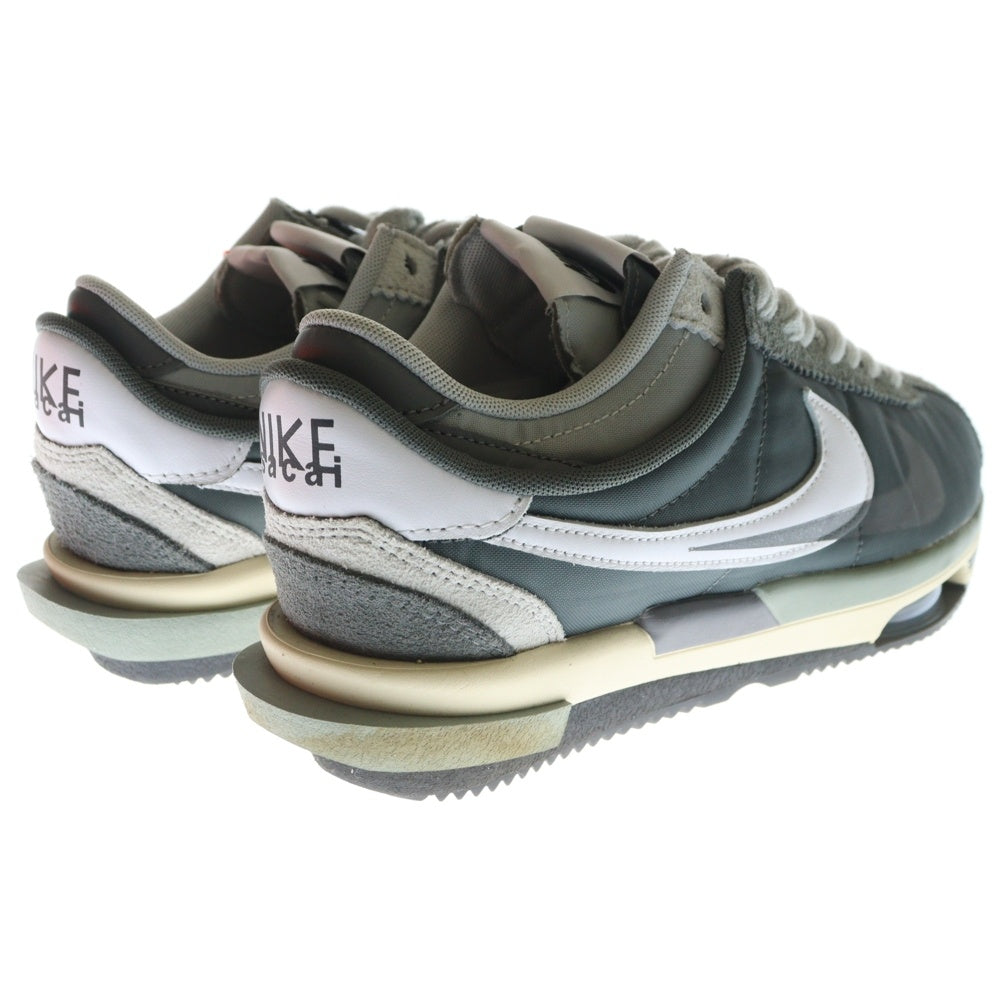 NIKE(ナイキ) ×SACAI ZOOM CORTEZ IRON GREY DQ0581-001 サカイ ズーム コルテッツ アイロン ローカットスニーカー グレー US8.5/26.5cm