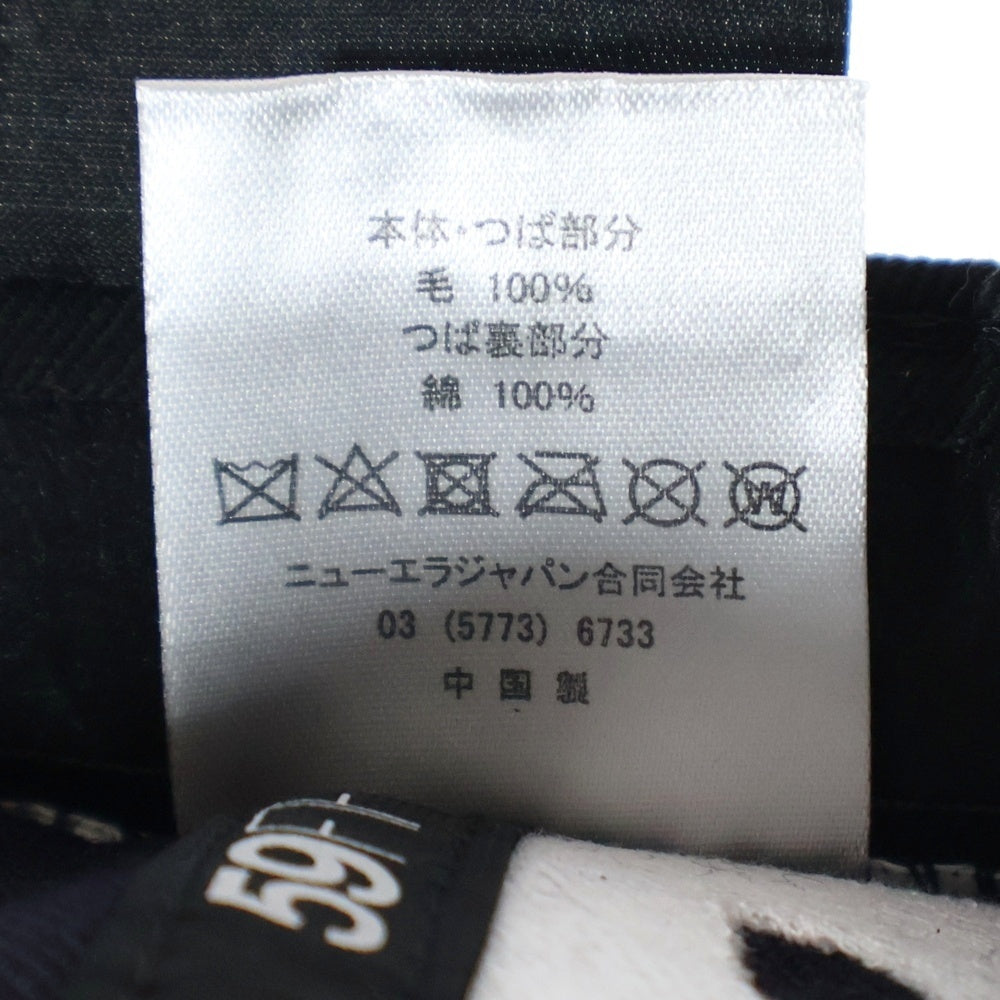 F.C.R.B./F.C.Real Bristol/FCRB(エフシーアールビー/エフシーレアルブリストル) × NEWERA EMBLEM 59FIFTY CAP ニューエラ エンブレム キャップ 帽子 ブラック