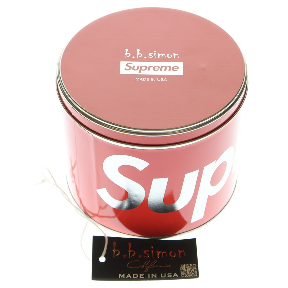 SUPREME(シュプリーム) 20SS B.B Simon Belt ラインストーン装飾 レザーベルト ホワイト