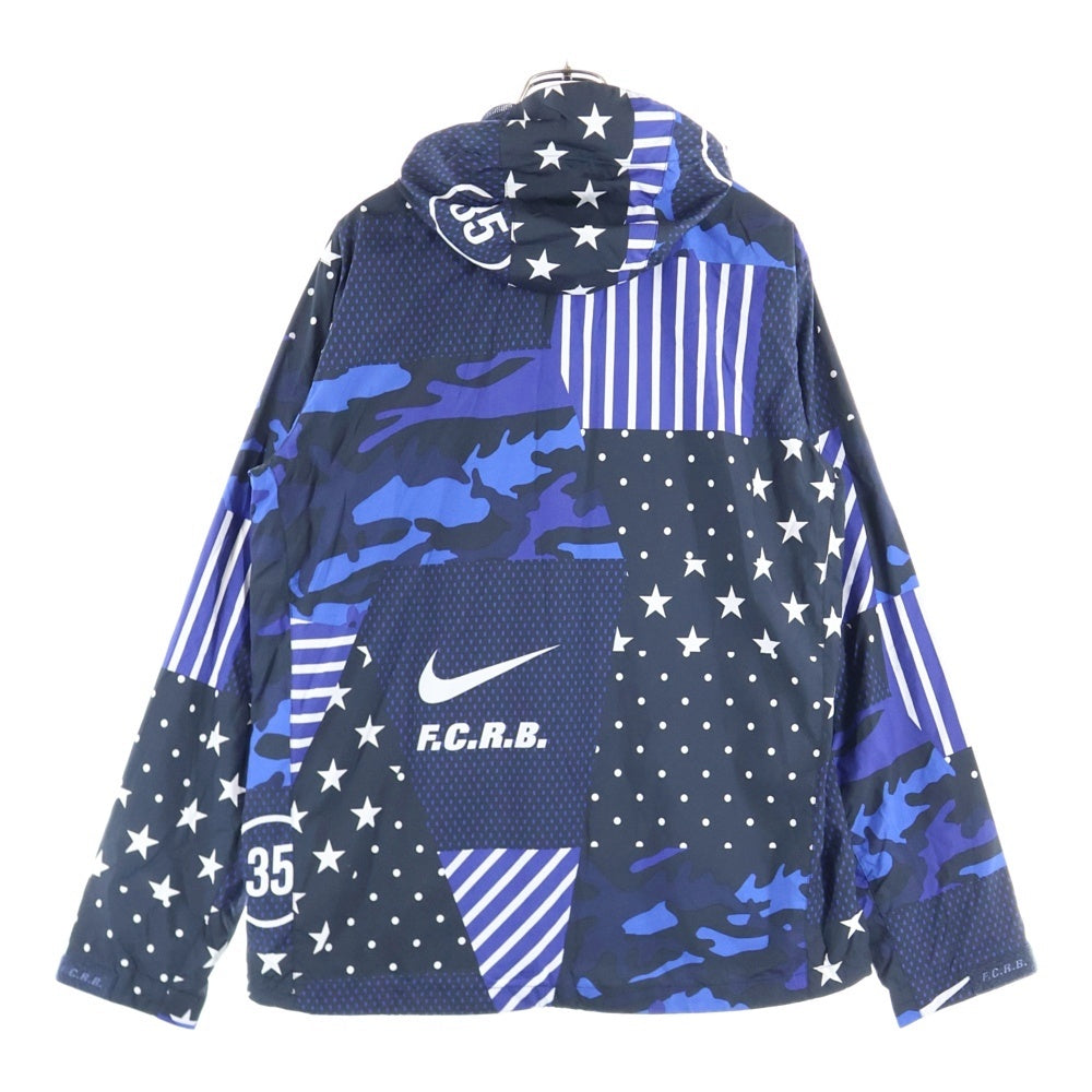 NIKE(ナイキ) × FCRB WOVEN PRACTICE JACKET ウーブンプラクティス ナイロンジャケット ブルー 823120-450