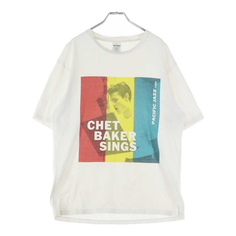 WACKO MARIA(ワコマリア) CHET BAKER CREW NECK T-SHIRT チェットベイカー クルーネック半袖カットソー ホワイト