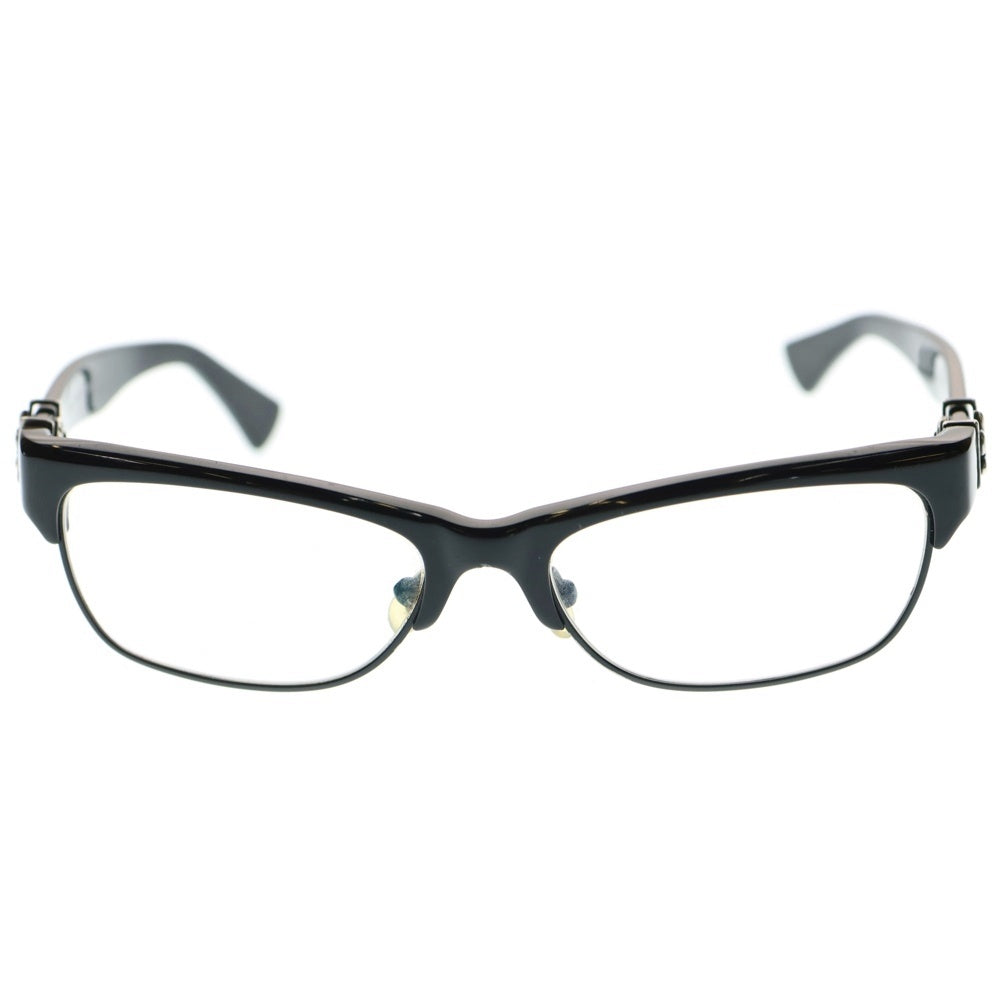 CHROME HEARTS(クロムハーツ) LOVE GLOVE フレアモチーフ アイウェア 眼鏡 ブラック/シルバー