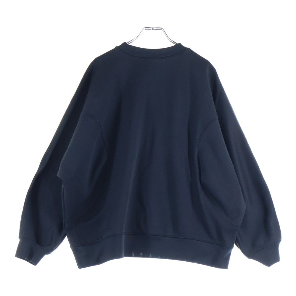 DRIES VAN NOTEN(ドリスヴァンノッテン) ワイドオーバースウェット トレーナー ブラック 300594