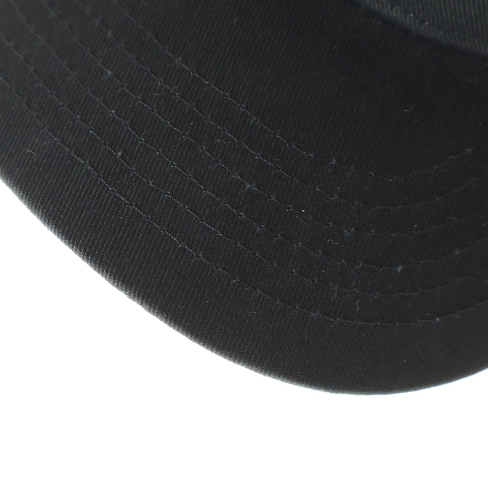 ASKYURSELF(アスクユアセルフ) GOTH TRUCKER ブランド刺繍ロゴ トラッカー キャップ ブラック