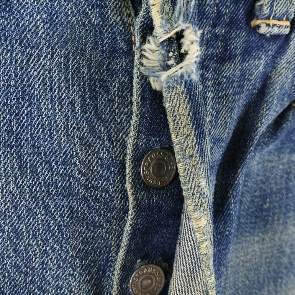 Levi's(リーバイス) 50s VINTAGE 501XX 53MODEL BIG E 革パッチ オフセット デニムパンツ インディゴ