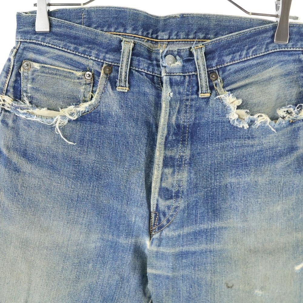Levi's(リーバイス) 50s VINTAGE 501XX 53MODEL BIG E 革パッチ オフセット デニムパンツ インディゴ