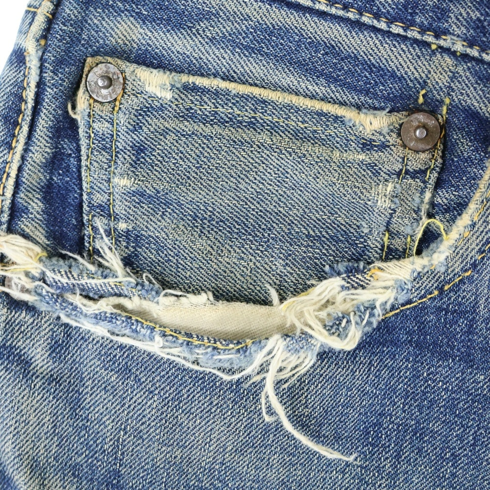 Levi's(リーバイス) 50s VINTAGE 501XX 53MODEL BIG E 革パッチ オフセット デニムパンツ インディゴ