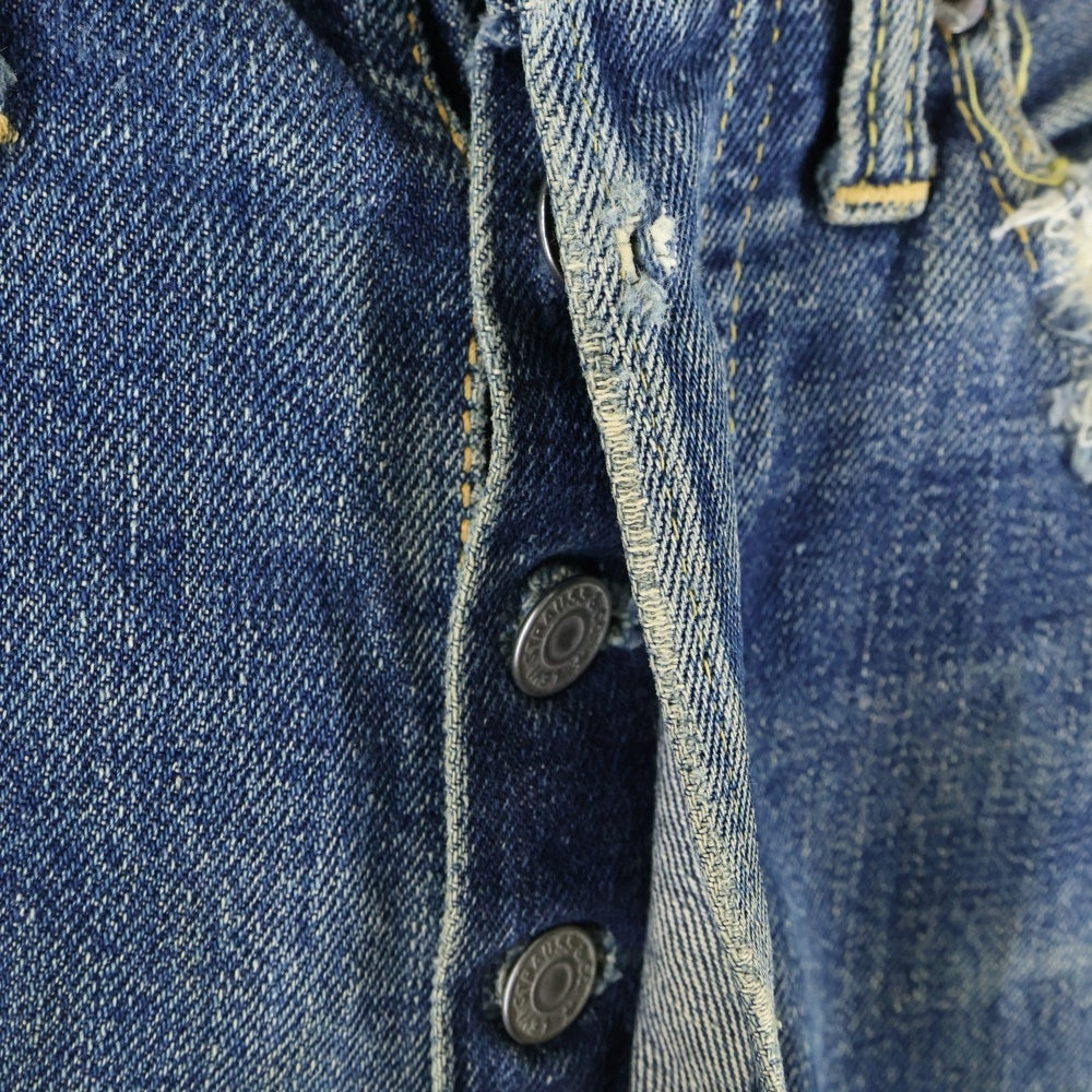 Levi's(リーバイス) 50s VINTAGE 501XX 53MODEL BIG E 革パッチ オフセット デニムパンツ インディゴ
